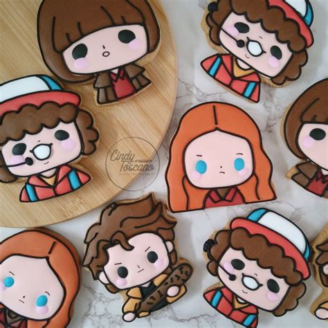 Stranger Things Cookies Decorated Cookie Decorating Stranger Things