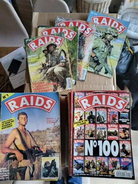 Lot Magazines Raids Magazine Du N Au N Complets En Tr S Bon