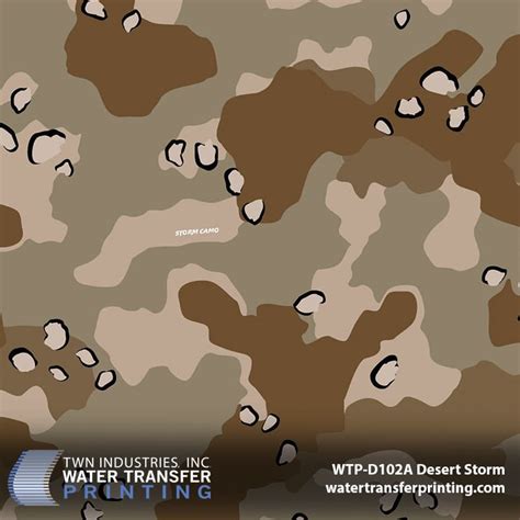 Desert Storm Hydro Dip Film Chocolate Chip Camo Wtp D A