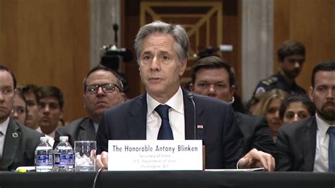 Dvids Video Secretary Of State Antony J Blinken Testifies Before The Senate Committee On