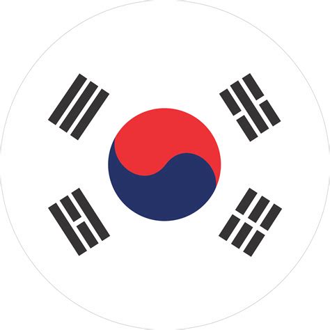 Corea Bandera Redondo Forma Png 22110181 PNG