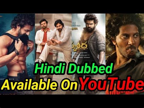 Top New Blockbuster South Hindi Dubbed Movies Available On Youtube