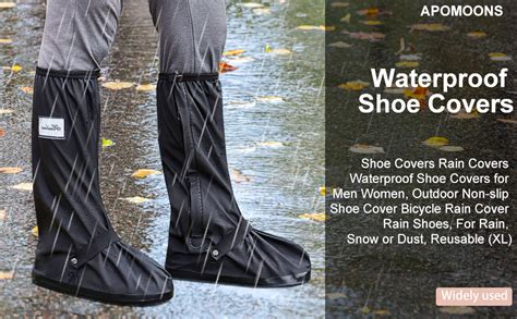 Waterproof Shoe Covers Rain Snow Waterproof Boots Cover Reusable And Foldable Rain Shoe Cover