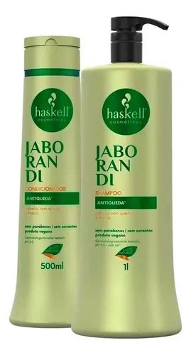 Kit Shampoo Haskell Jaborandi Litro Condicionador Ml