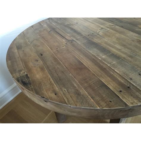 West Elm Emmerson Reclaimed Wood Round Dining Table Aptdeco