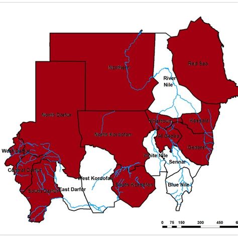 Map Of Sudan Showing The Prevalence Of Rift Valley Fever Virus Download Scientific Diagram