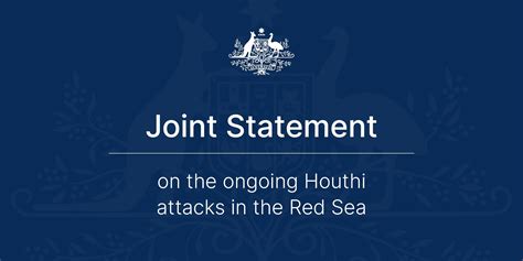 Joint Statement From The Governments Of The United States Australia