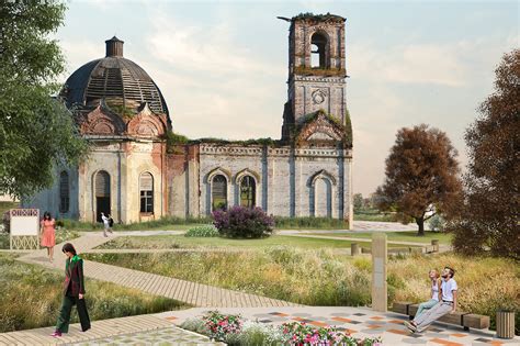 Благоустройство памятника архитектуры / on Behance