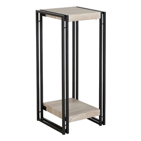 Whitlow Wooden High Plant Stand In Oak Furniture In Fashion