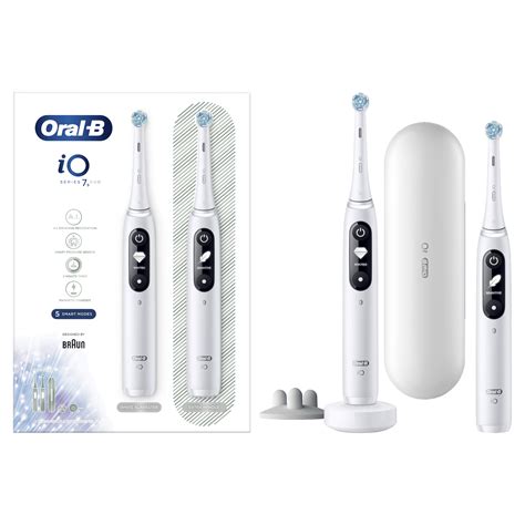 Oral B IO 7s Elektrische Tandenborstels Wit Duopack Prijzen