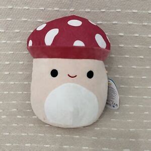 Squishmallow Plush Doll Malcolm The Mushroom KellyToy 8 NWT RARE