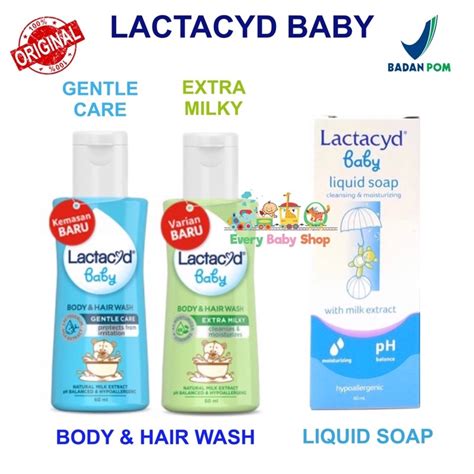 Jual LACTACYD BABY LIQUID SOAP BODY HAIR WASH 500 250 150 60