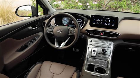 2021 Hyundai Santa Fe Feines Ambiente Interieur Im Schicken Lounge Look Youtube