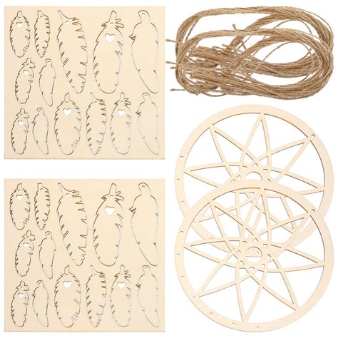 Wooden Dreamcatcher Adult Craft Kits For Women Arts And Crafts Adults Tassel 2 Pcs