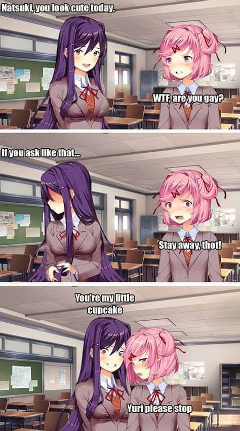 Yuri X Natsuki Ddlc Literature Club Yuri Manga