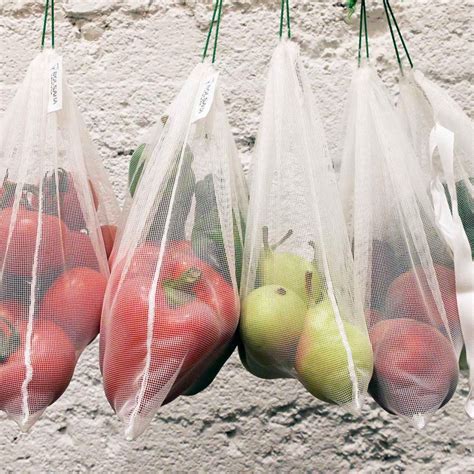 Bolsa Para Frutas Residuocero Bolsas Reciclables Frutas Y Verduras