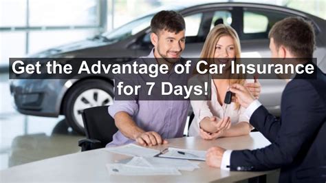 Cheap 7 Day Car Insurance Near Me Quote Policy Michigan And All