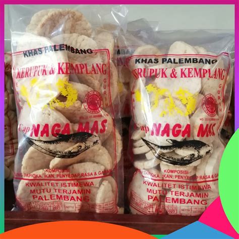 Jual Kerupuk Kemplang Kulit Super Asli Palembang 250 Gram Cap Naga Mas