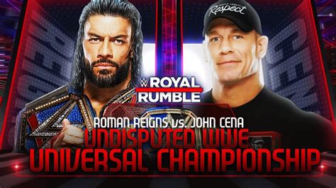 COMO HACER UN MATCH CARD DE WWE ROYAL RUMBLE 2023 WWE ROYAL RUMBLE