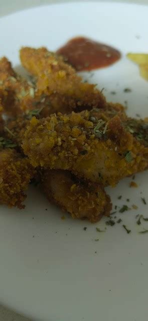 Crumbed Chicken Strips Recipe By 𝓗𝓪𝓯𝓼𝓪𝓱