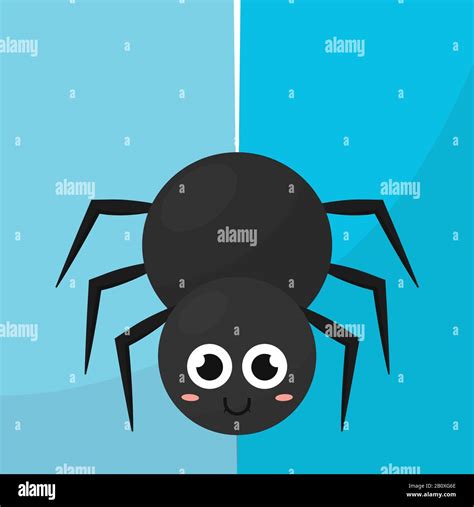 Happy spider cartoon Stock Vector Image & Art - Alamy