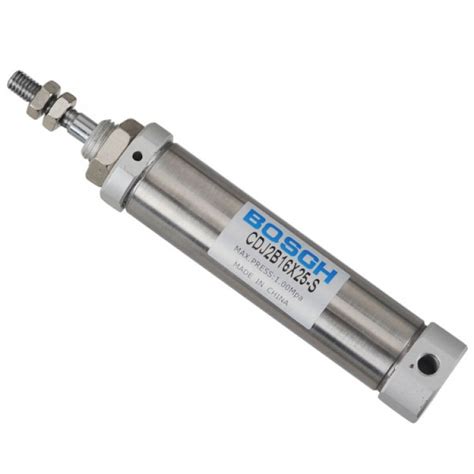 Cdj2b 16x25 S 16mm Bore 25mm Stroke Stainless Steel Mini Pneumatic Air