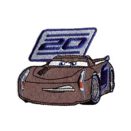 Ecussons Marron Broderie Cars Disney Pixar