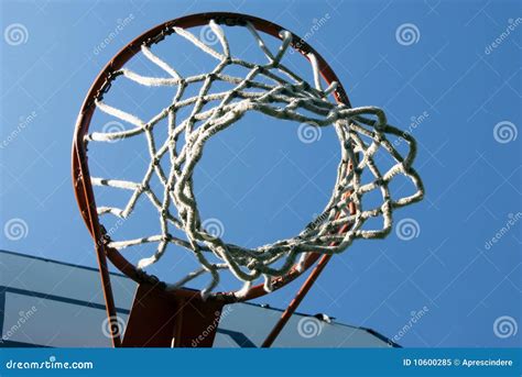 Basketball Hoop Outdoor Basketball Hoop And Green Backboard Taken