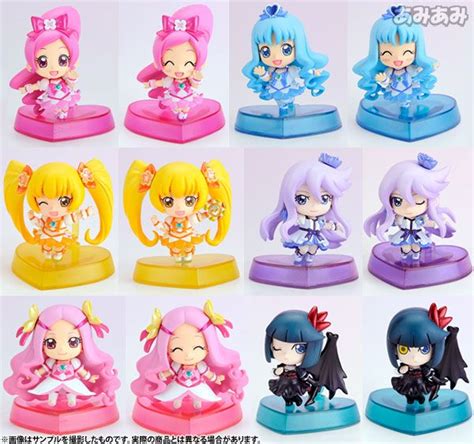 New Bandai Kira Kira Precure A La Mode Cutie Figure 3 Set 10cm Pretty