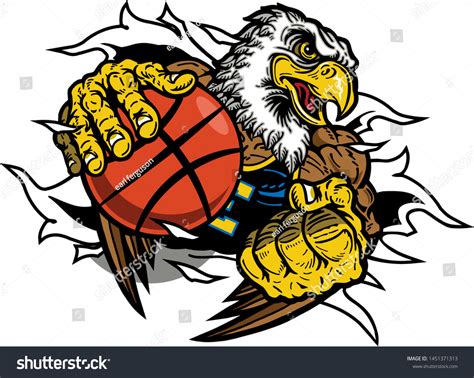 Eagle Mascot Basketball