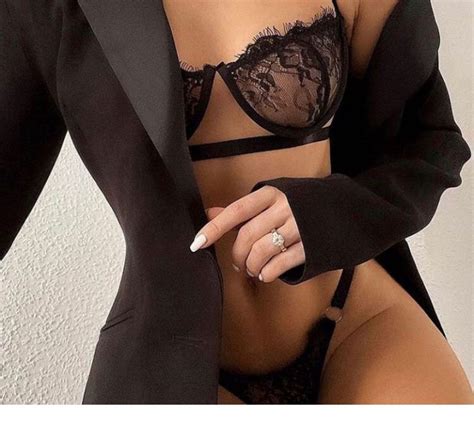 Conjunto Lingerie Gringa Blogueira Sutiã Meia Taça em Aro Arco e