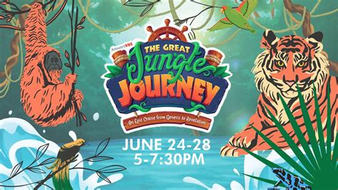 Jun 24 Vbs 2024 The Great Jungle Journey The Haddams Ct Patch