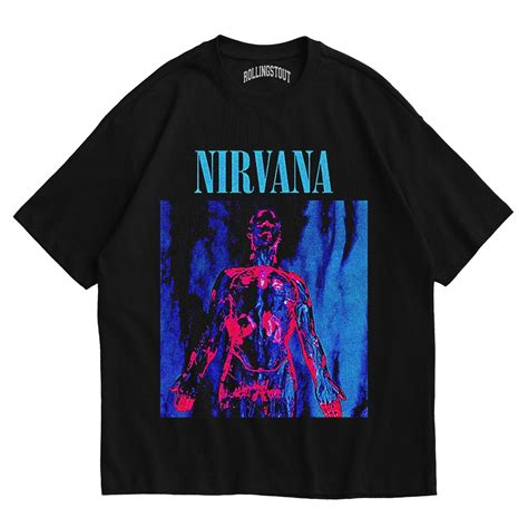 Jual Rollingstout Tshirt KAOS BAND Nirvana Series BAJU MUSIK ROCK