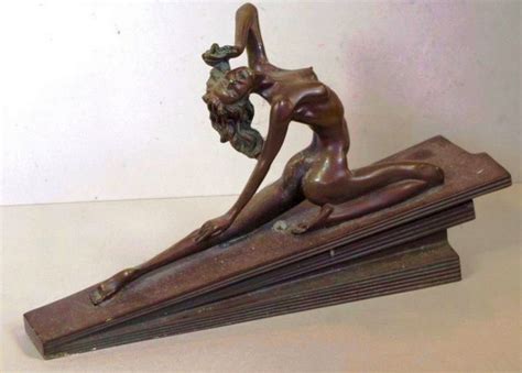 Bronze Kneeling Lady Figure Art Deco Style Figures Groups