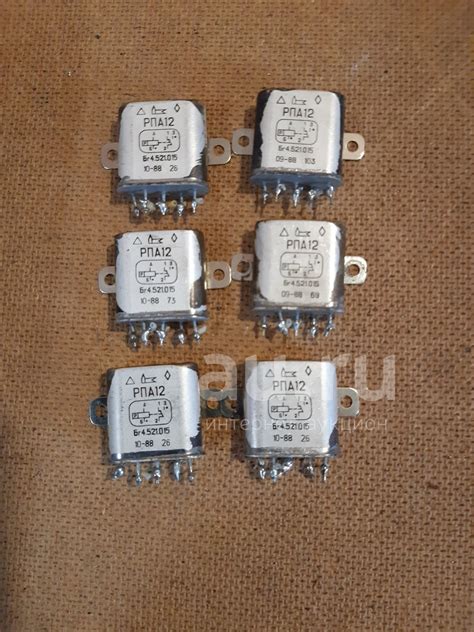 Реле РПА12 рпа 12 6шт в лоте. — купить в Красноярске. Состояние: Б/у ...