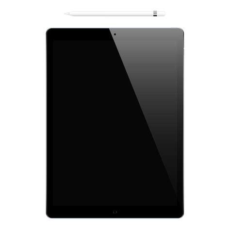 Premium Vector Tablet Black Color With Black Touch Screen And Pencil