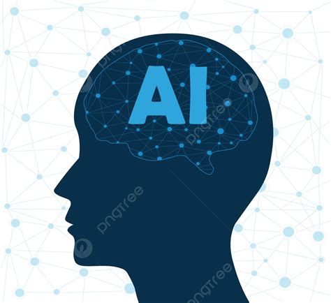 Artificial Intelligence Concept Digital Shape Intelligence Vector