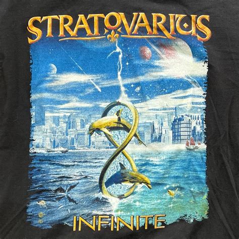 Vintage Stratovarius Infinite World Tour 2000 Black L Gem