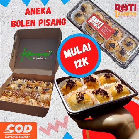 Jual Bolen Pisang Coklat Keju Murah By Roti 1 Kampus Jogja Banana