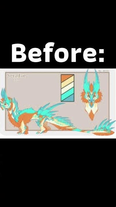 Seradae Now Vs Before Creatures Of Sonaria Cos Roblox