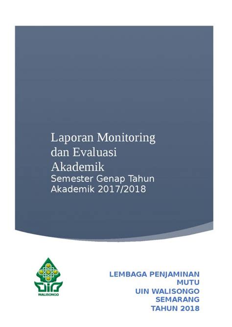 Laporan Doc Laporan Monev Akademik Semester Genap