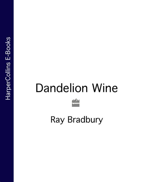 Dandelion Wine Fb Epub Pdf