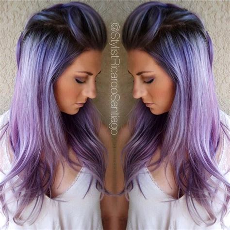 Smoked Metallic Periwinkle She Wanted Her Hair A Little Darker And