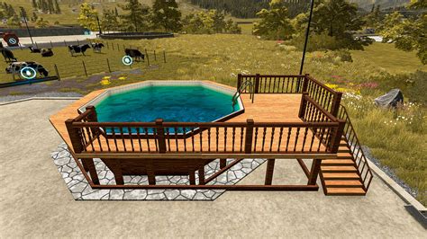 Fs22 Wooden Pool Deck Mygamesteam Mods