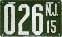 New Jersey Temporary License Plates