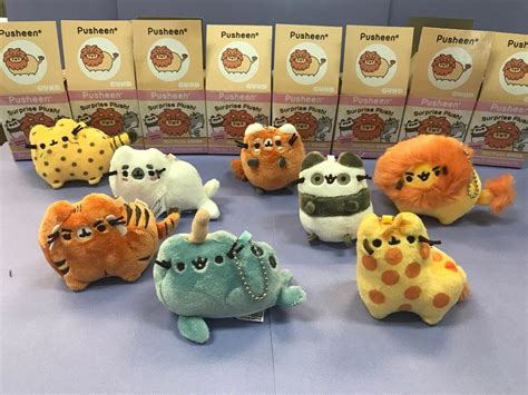 Gund New Pusheen Blind Box Pusheenimalscompleted Set Of 8 With Secret