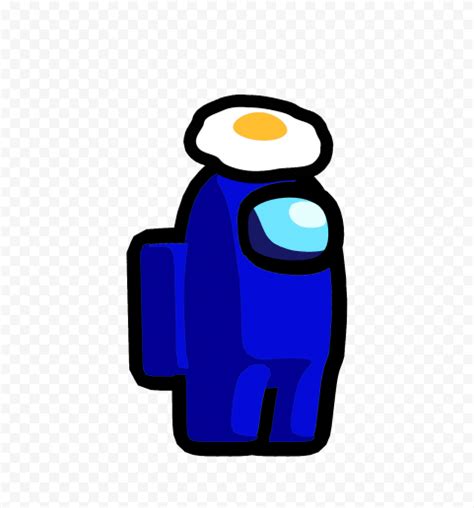 Among Us Blue With Egg Png File Pxpng