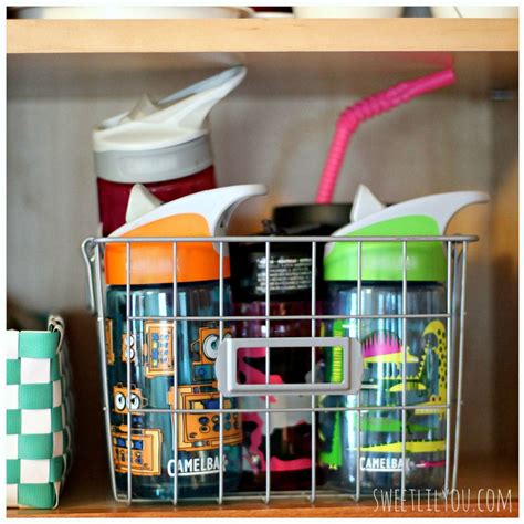 Simple Water Bottle Storage Ideas Sweet Lil You