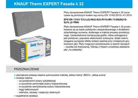 STYROPIAN KANUF EXPERT FASADA 0 032 18 CM Brzeg Dolny Kup Teraz Na