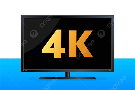 Dimensões Do Vídeo 4k Ultra Hd 2k Quad Hd 1080 Full Hd E 720 Hd Vetor